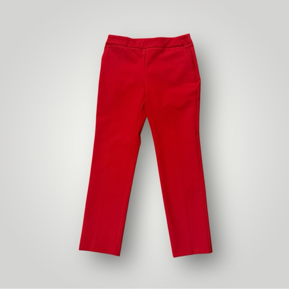 Rachel Zoe Red Straight Leg Pants